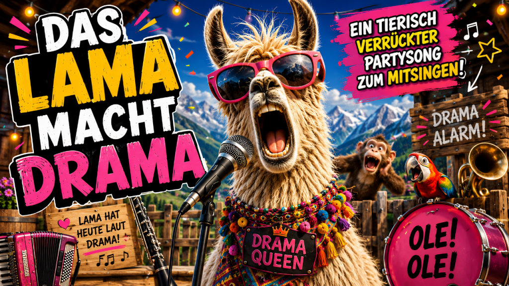 Das Lama macht Drama Volks Rock'n' Roll Kinderlied
